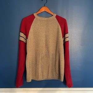 Men’s Warm Heavy Duty Color Block Sweater